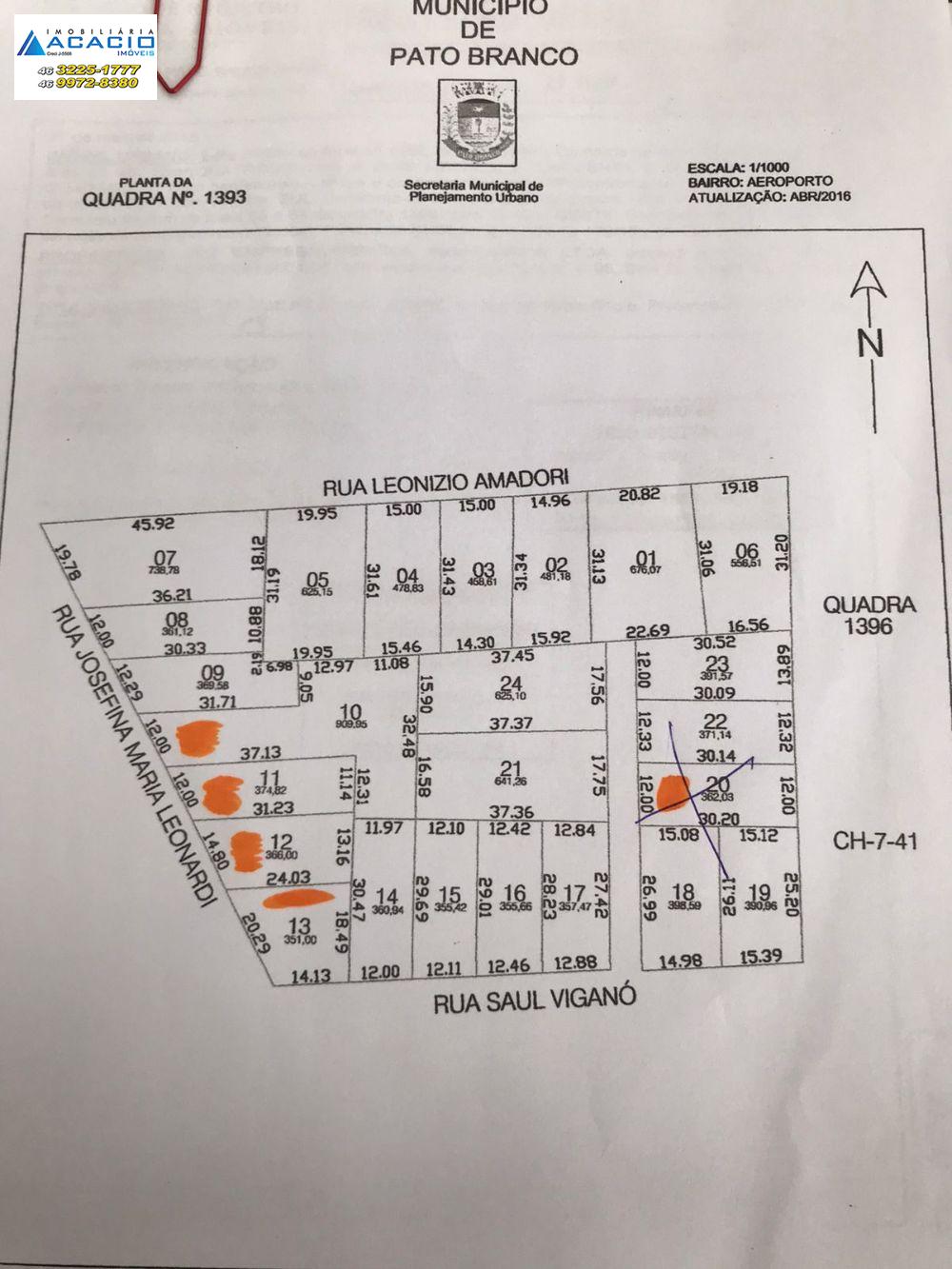 VENDE-SE 04 LOTES NO BAIRRO AEROPORTO