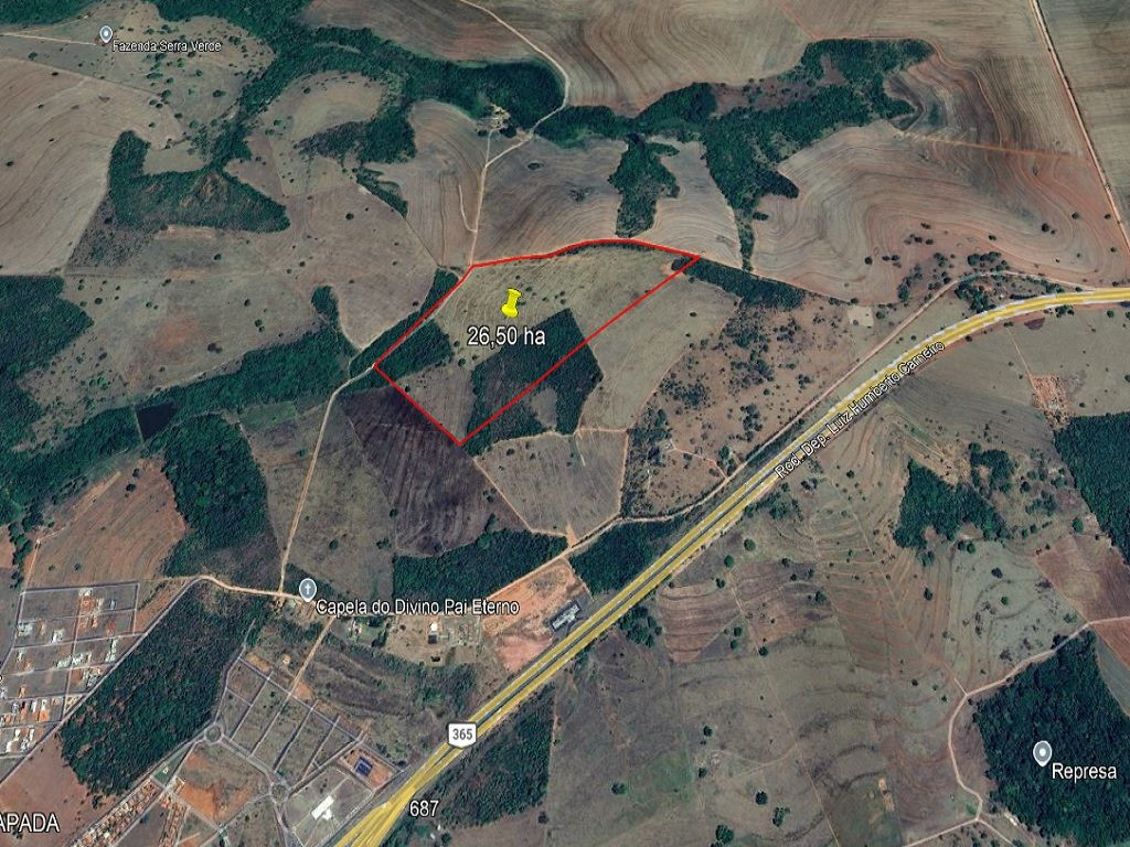 Sítio 26,50 hectares ao lado Monte Alegre de Minas MG.