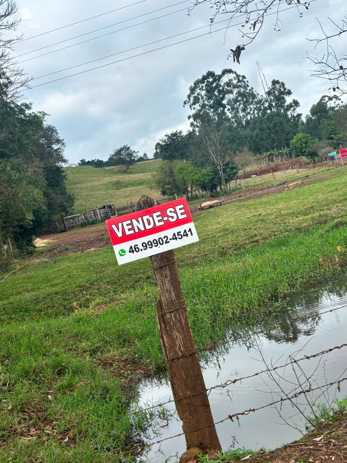2 Alqueires linda Chácara no Asfalto Cercada e sem Benfeitorias