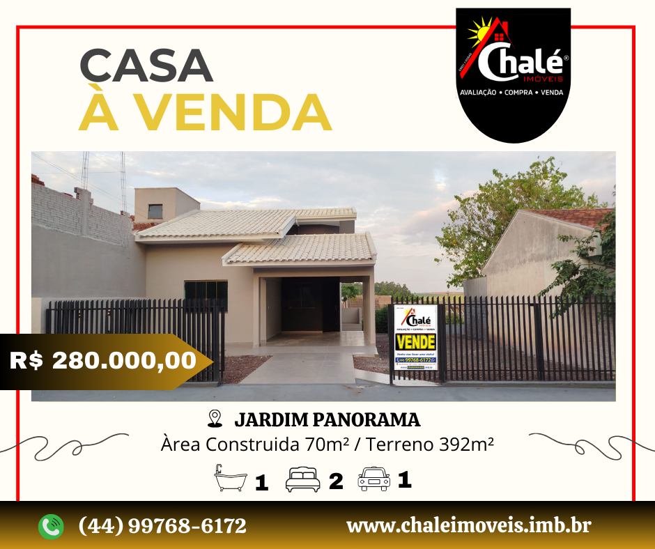 Casa à Venda  -    Jardim Panorama