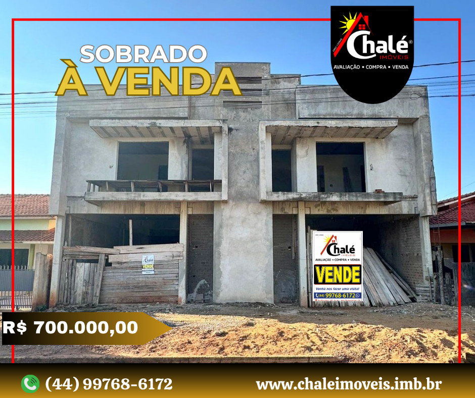 À VENDA  -   SALA COMERCIAL E APARTAMENTO 