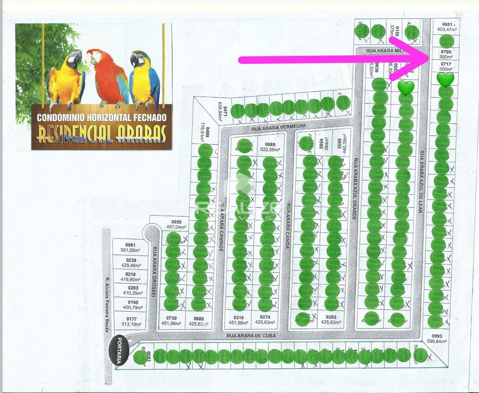 Terreno à venda no Condomínio Residencial Araras 