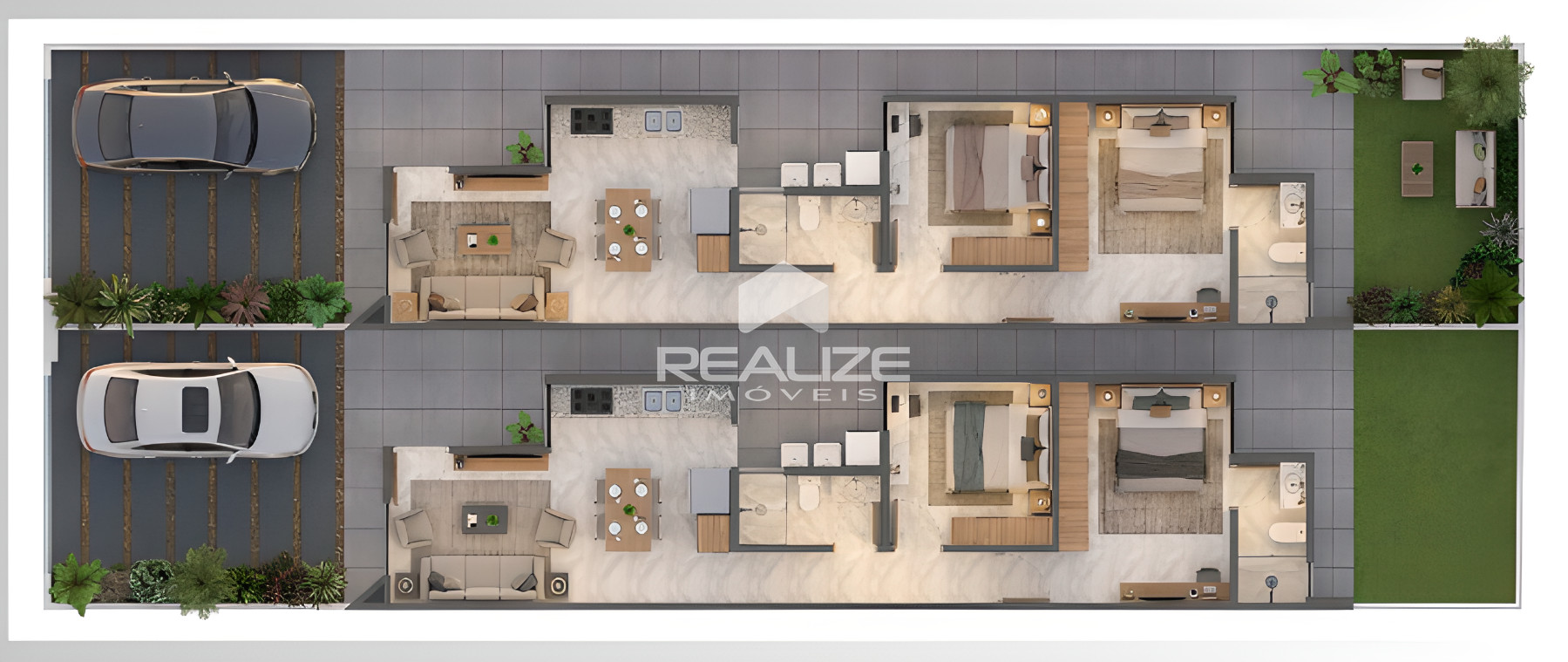 Casa à venda no Nova Andradina com 2 quartos (1 Suíte).