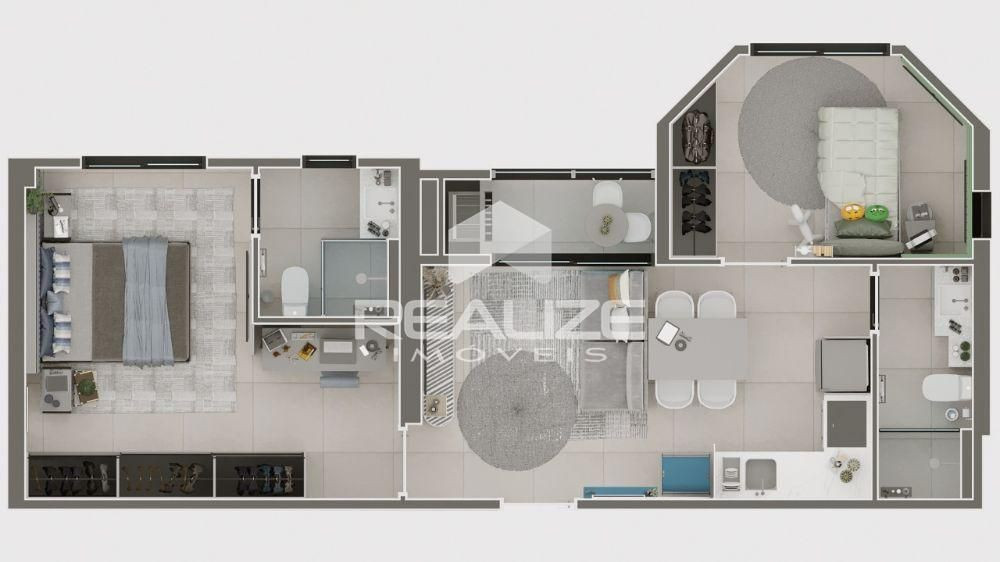 Apartamento à venda no Edifício Sunset com 2 Quartos (1 Suíte). 