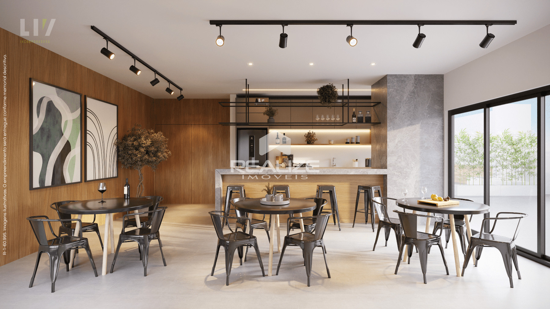 Apartamento à venda no Edifício Liv Sintonia com 2 Quarto (1 Suite). 