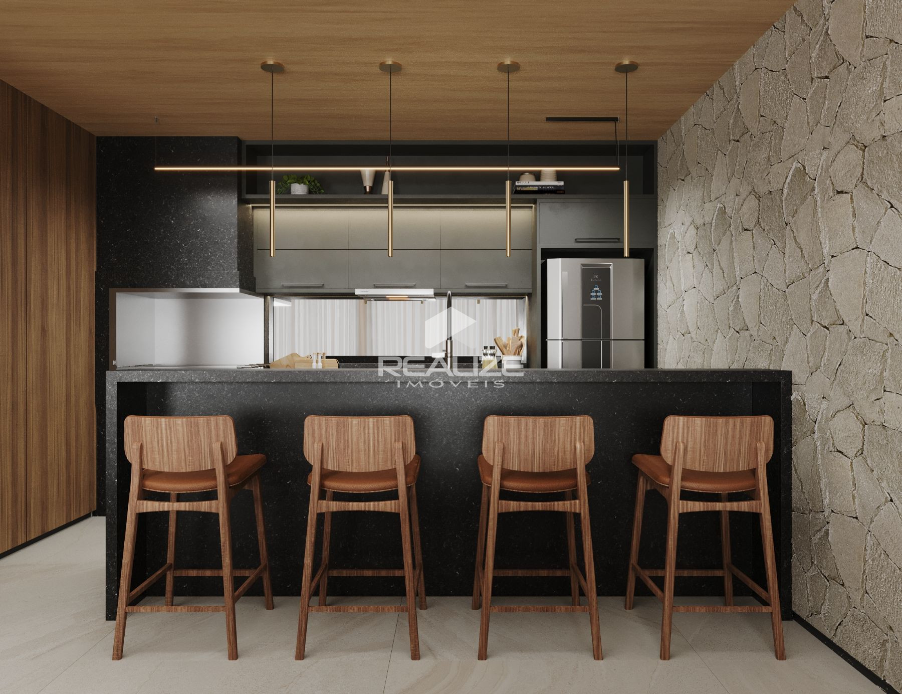 Apartamento venda no Edifcio Varandas com 1 Sute.
