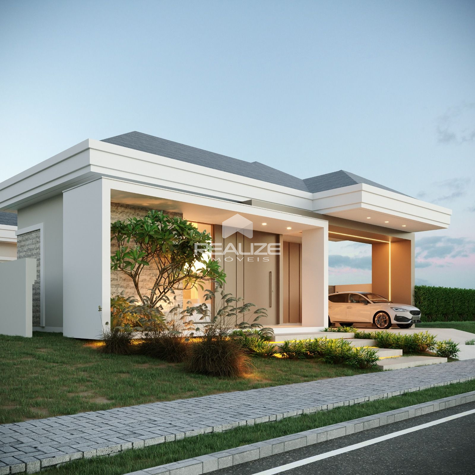 Casa à venda no condominio Aguas Claras com 3 Suites