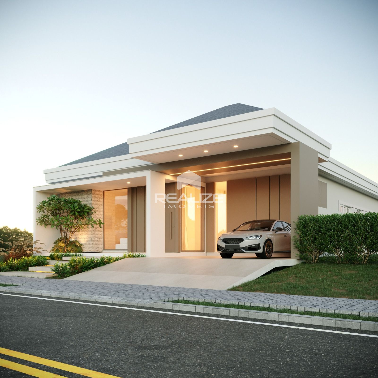 Casa à venda no condominio Aguas Claras com 3 Suites