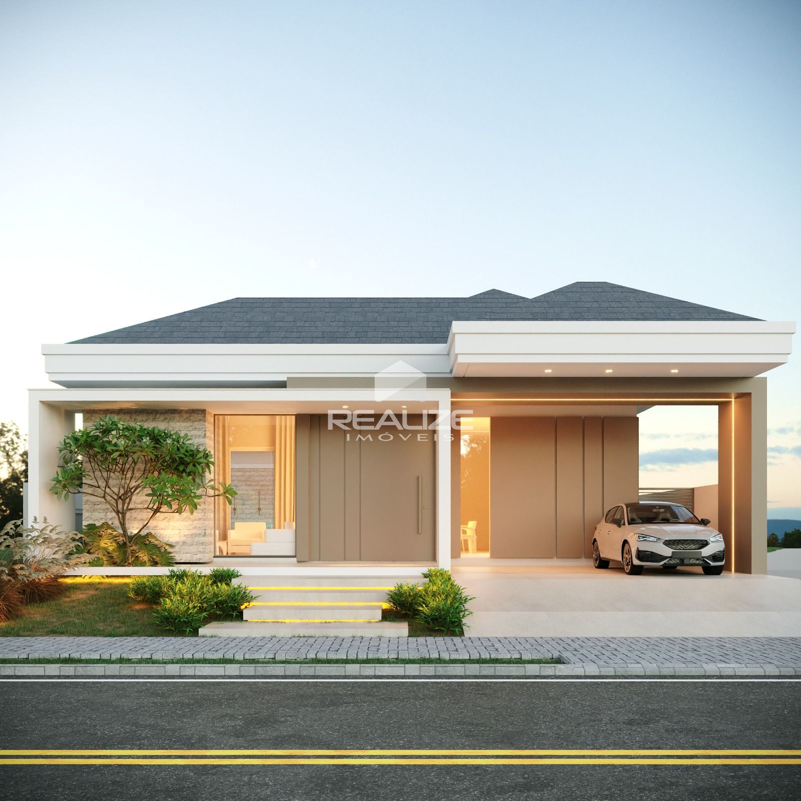Casa à venda no condominio Aguas Claras com 3 Suites