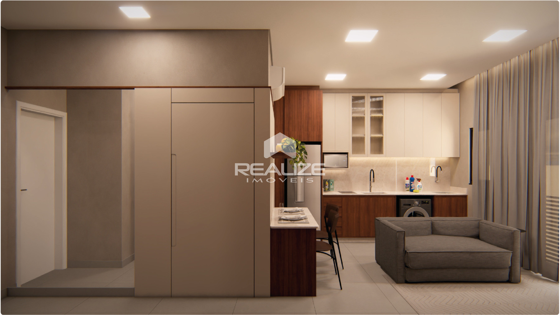 Apartamento à venda no Residencial Vila Paseo com 1 quarto.