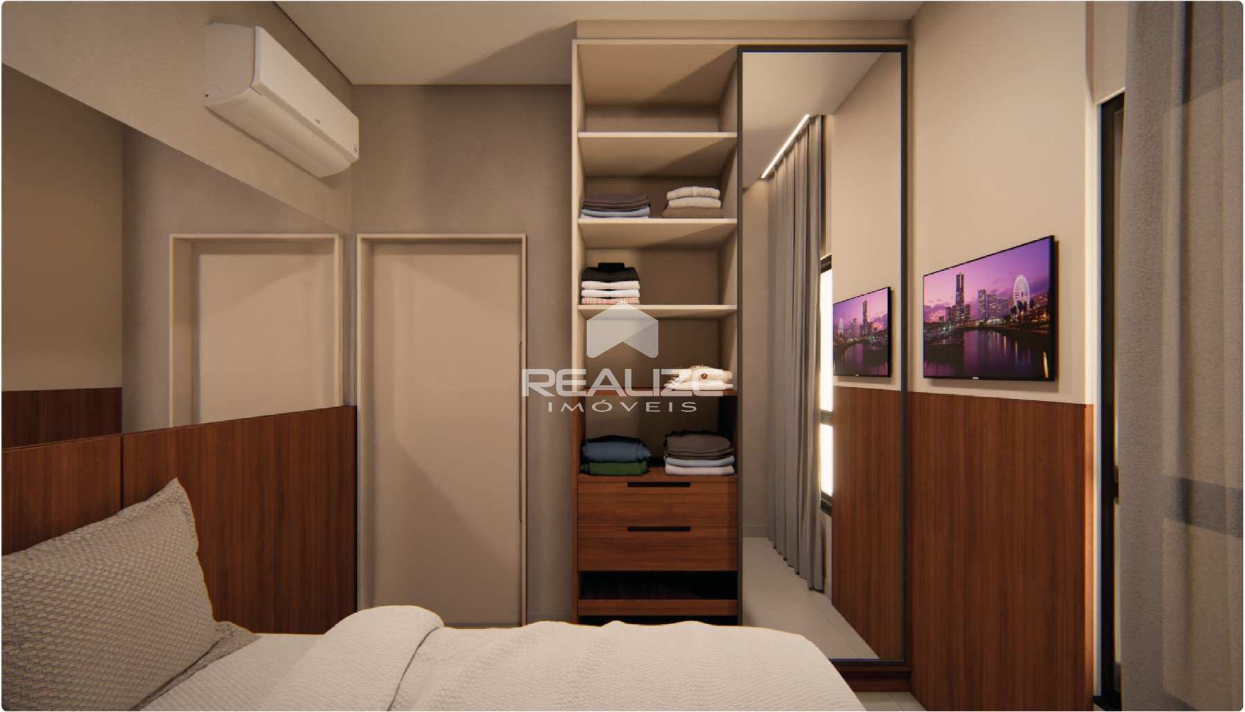 Apartamento à venda no Residencial Vila Paseo com 1 quarto.