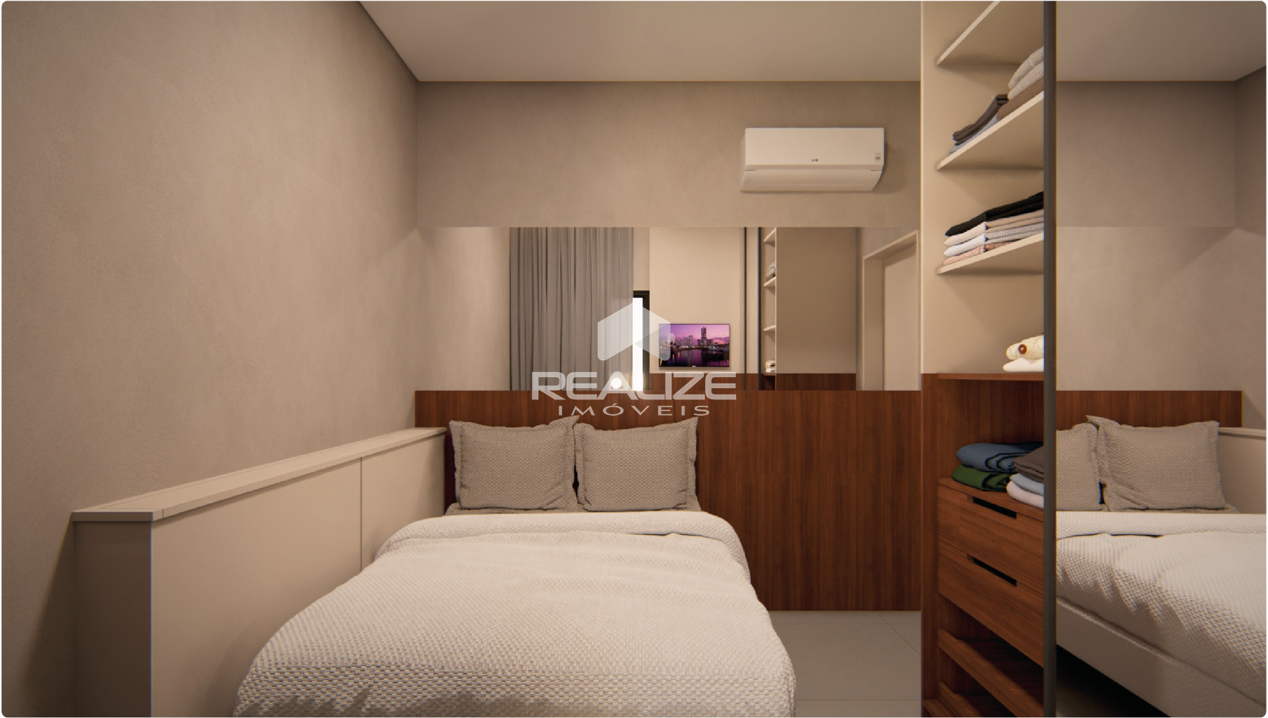 Apartamento à venda no Residencial Vila Paseo com 1 quarto.