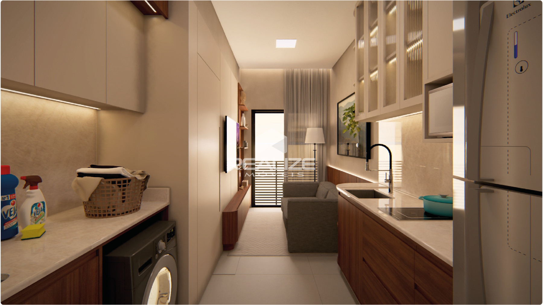 Apartamento à venda no Residencial Vila Paseo com 1 quarto.