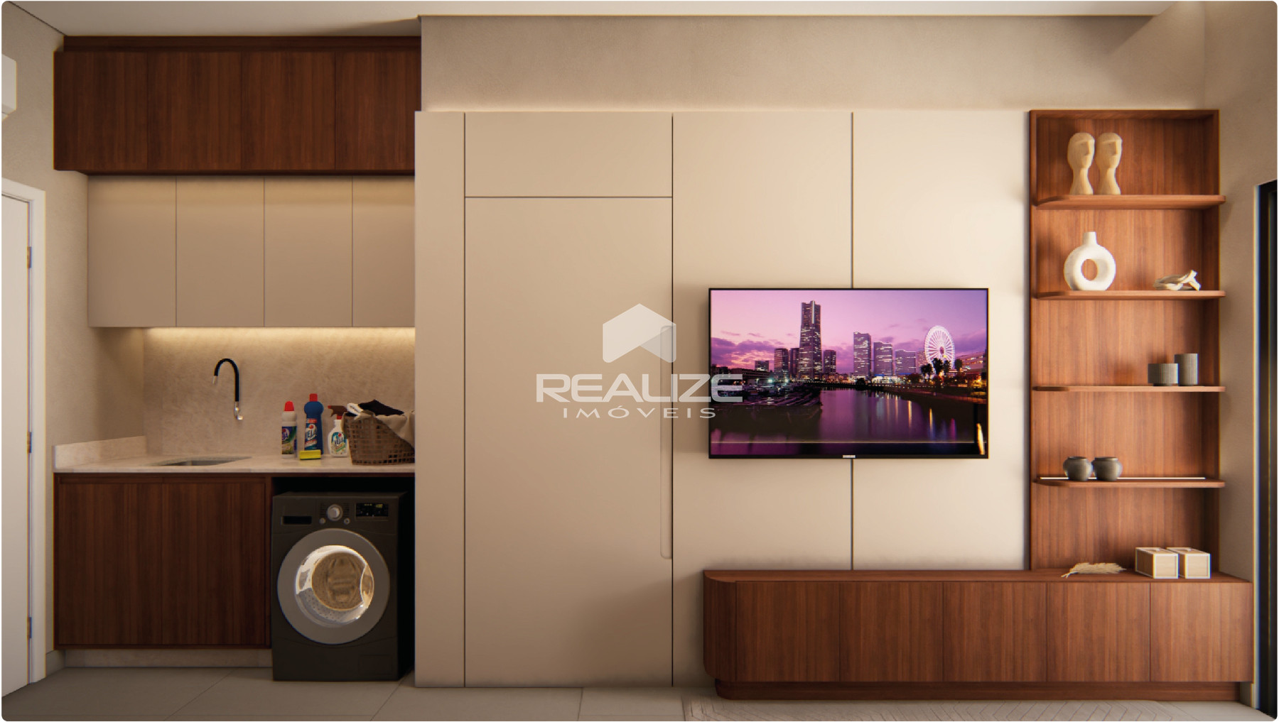 Apartamento à venda no Residencial Vila Paseo com 1 quarto.