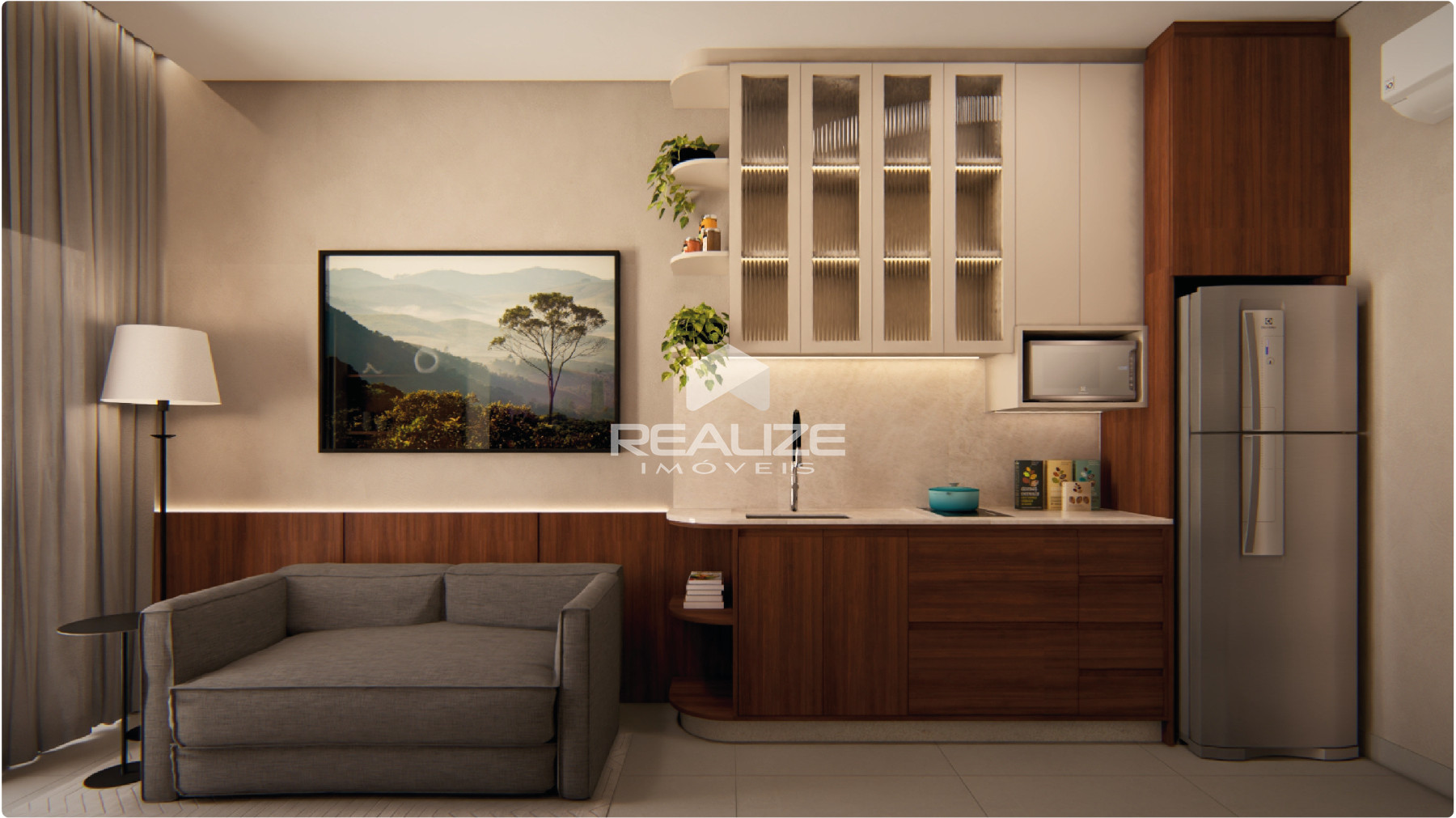 Apartamento à venda no Residencial Vila Paseo com 1 quarto.