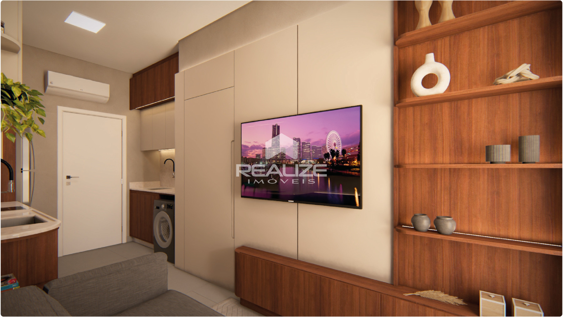 Apartamento à venda no Residencial Vila Paseo com 1 quarto.