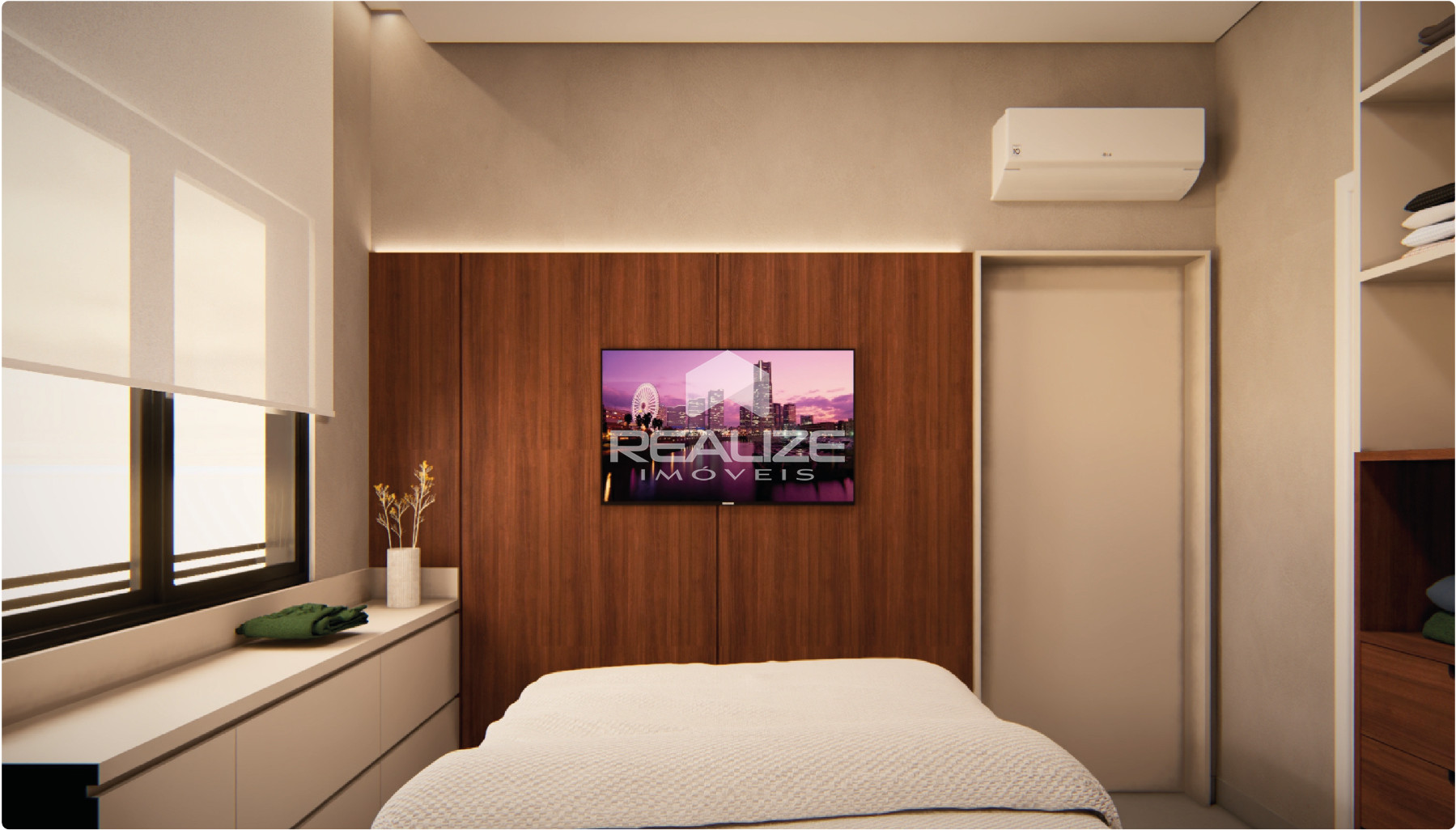Apartamento à venda no Residencial Vila Paseo com 1 quarto.