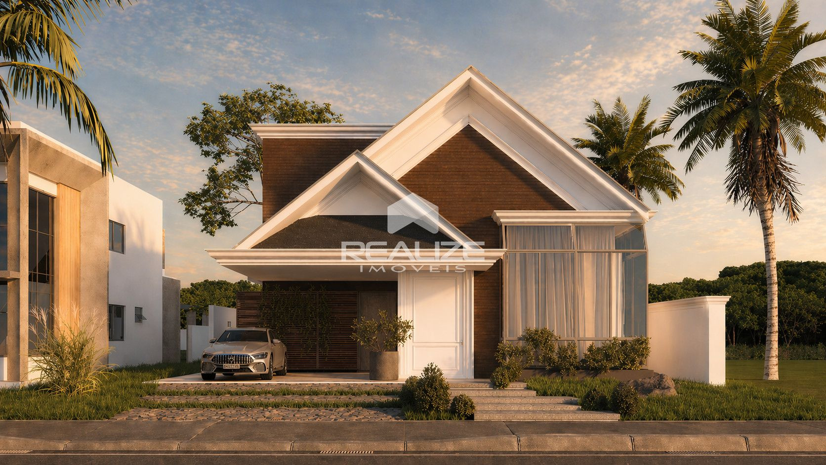 Casa à venda no Condomínio Royal Boulevard  4 Suítes e piscina.
