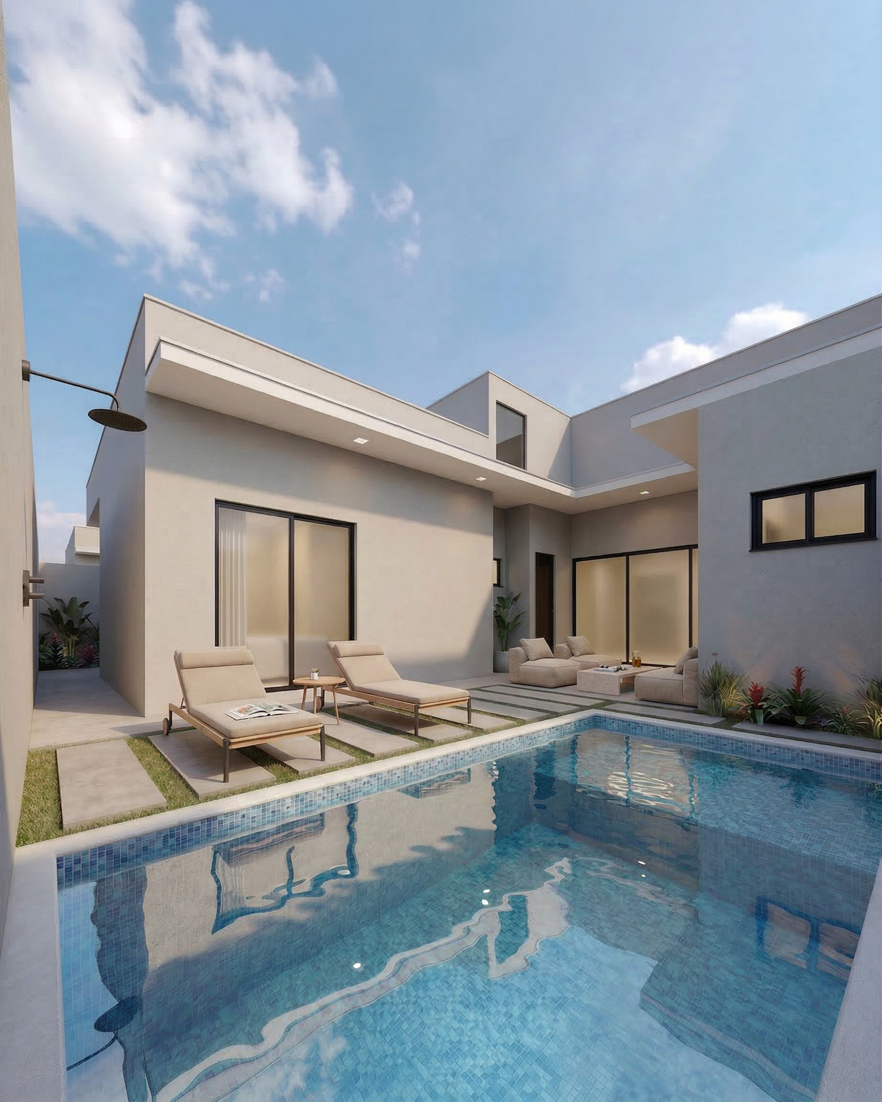 Casa à venda no Parque dos Pioneiros com 3 quartos (1 suíte) e piscina.