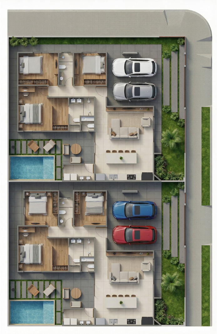 Casa à venda no Parque dos Pioneiros com 3 quartos (1 suíte) e piscina.
