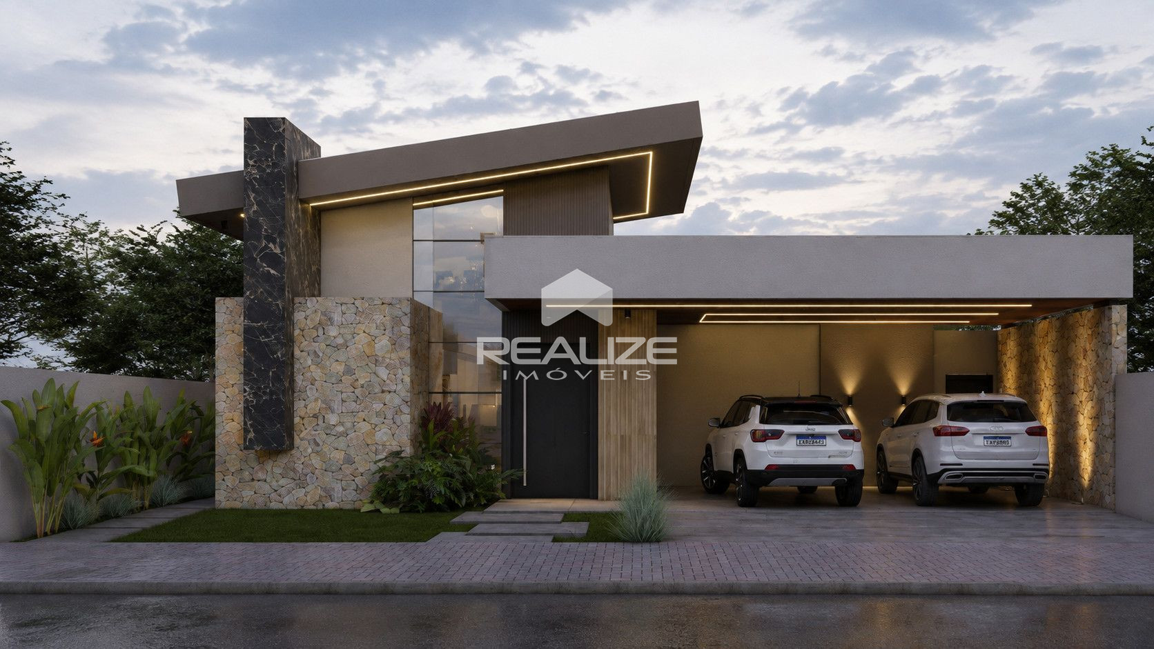 Casa venda no Condomnio guas Claras com 3 Sutes e Piscina.