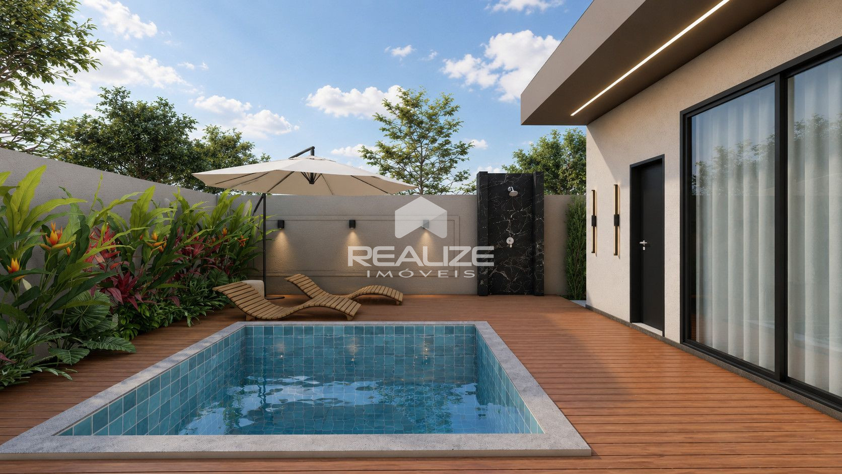Casa venda no Condomnio guas Claras com 3 Sutes e Piscina.