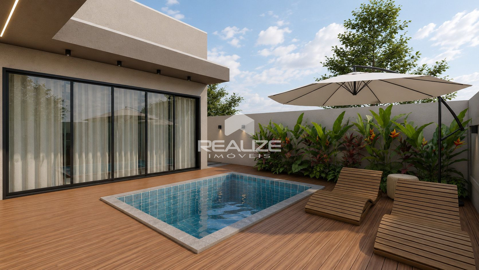 Casa venda no Condomnio guas Claras com 3 Sutes e Piscina.
