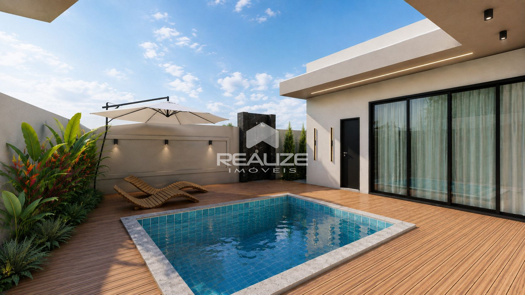 Casa venda no Condomnio guas Claras com 3 Sutes e Piscina.