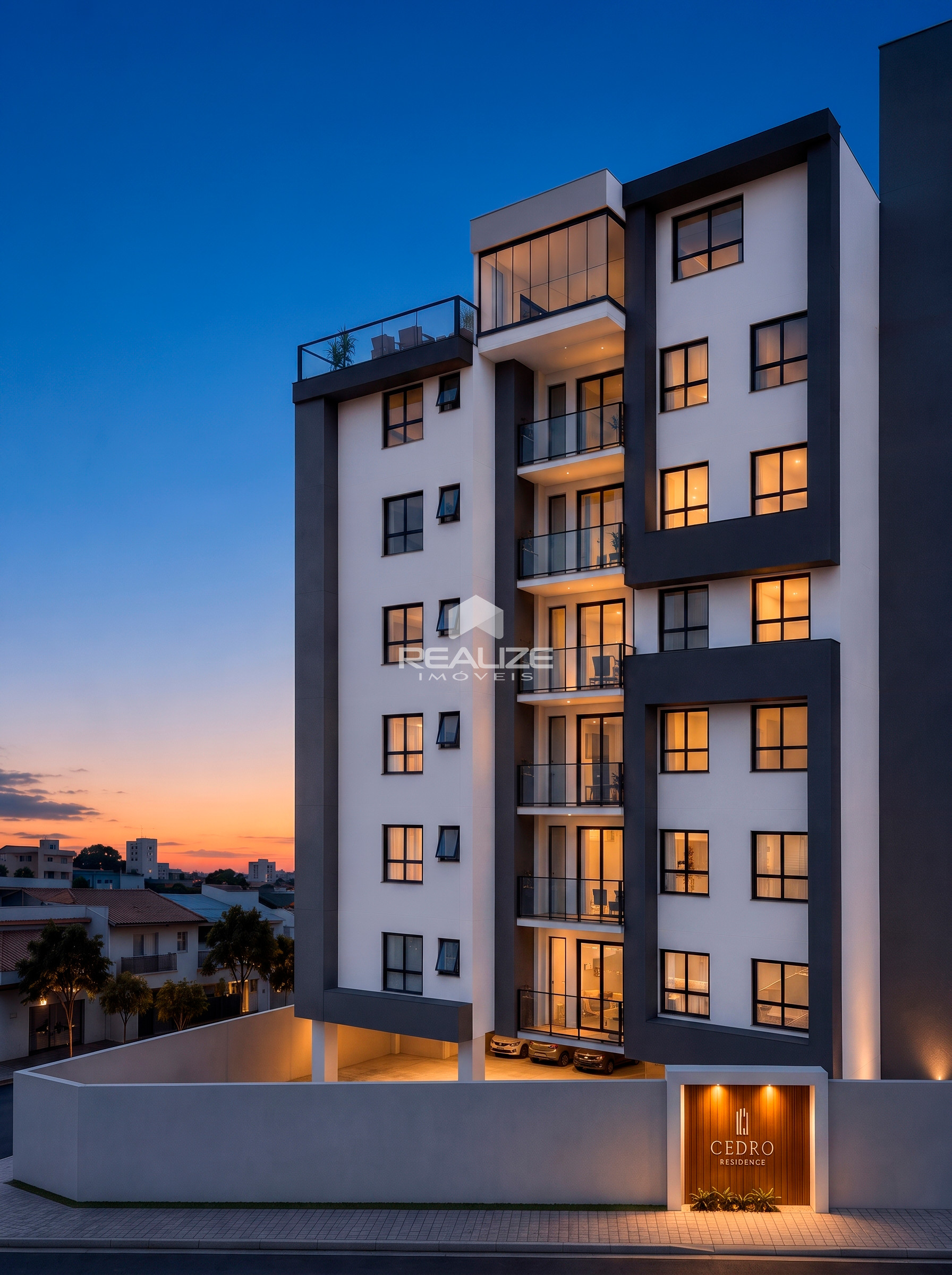 Apartamento venda no Cedro Residence com 2 quartos, sendo 1 sute.