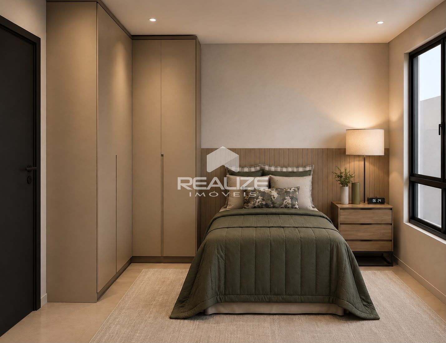 Apartamento venda no Cedro Residence com 2 quartos, sendo 1 sute.