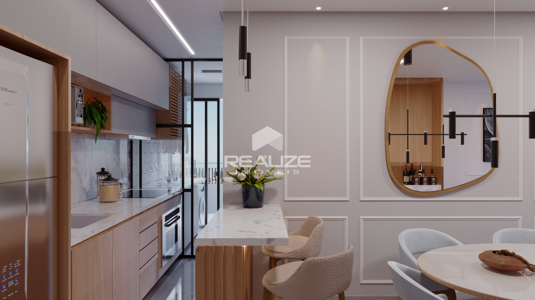 Pré-lançamento do Easy Residence, apartamento com 3 quartos (1 Suite).
