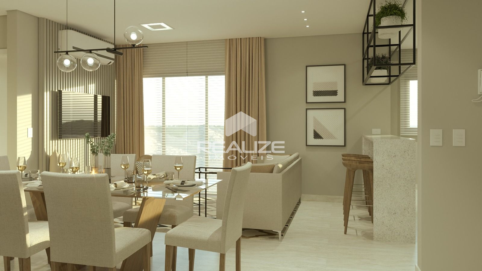 Apartamento à venda no Residencial Proença com 2 quartos (1 Suite).