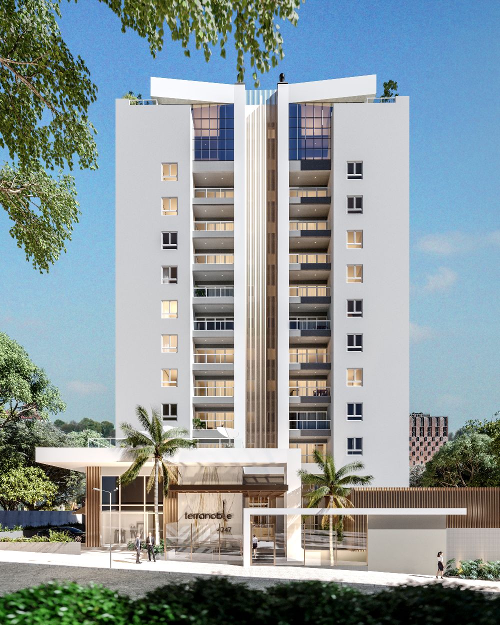 APARTAMENTO NA PLANTA COM 3 DORMITORIOS ED. TERRANOBLE -CENTRO CASCAVEL
