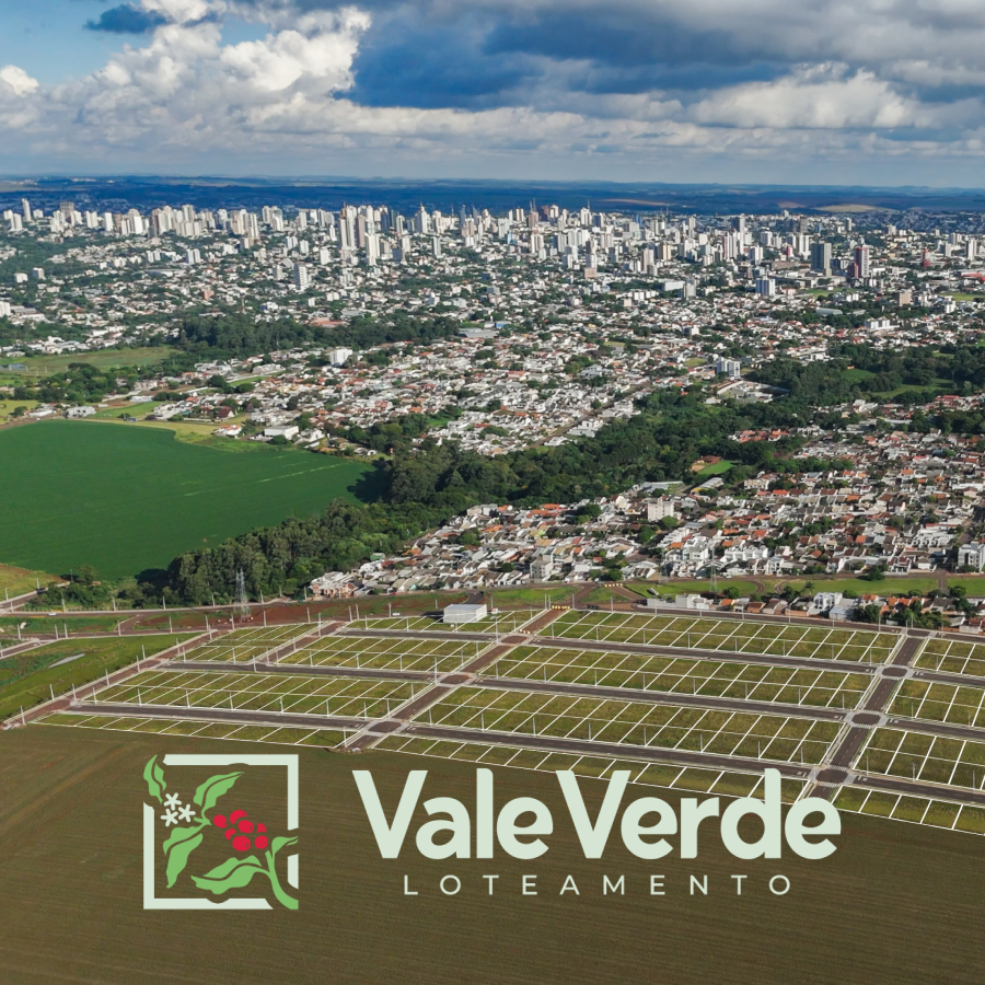 Terreno com 360m2- 14,4 x 25m- Loteamento Vale Verde- Bairro Parque Verde    