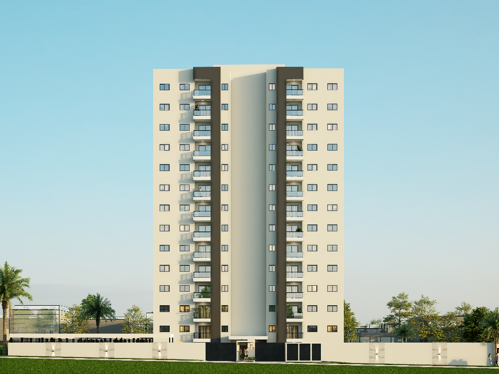 Apartamento em construcao Ed. Euville com 1 suite e 1 quarto- Bairro FAG