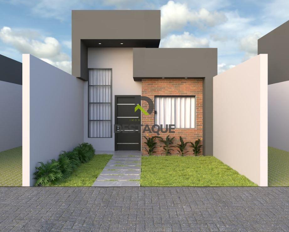 Casa  na planta com 3 dormitorios- Bairro Esmeralda