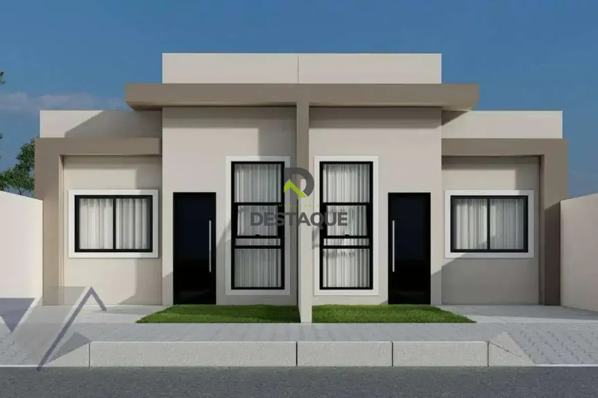 Casa nova com 3 dormitorios - Bairro Santa felicidade