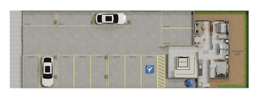 Apartamento com 02 dormitórios à venda, 46m² por R$ 333.000 - ...