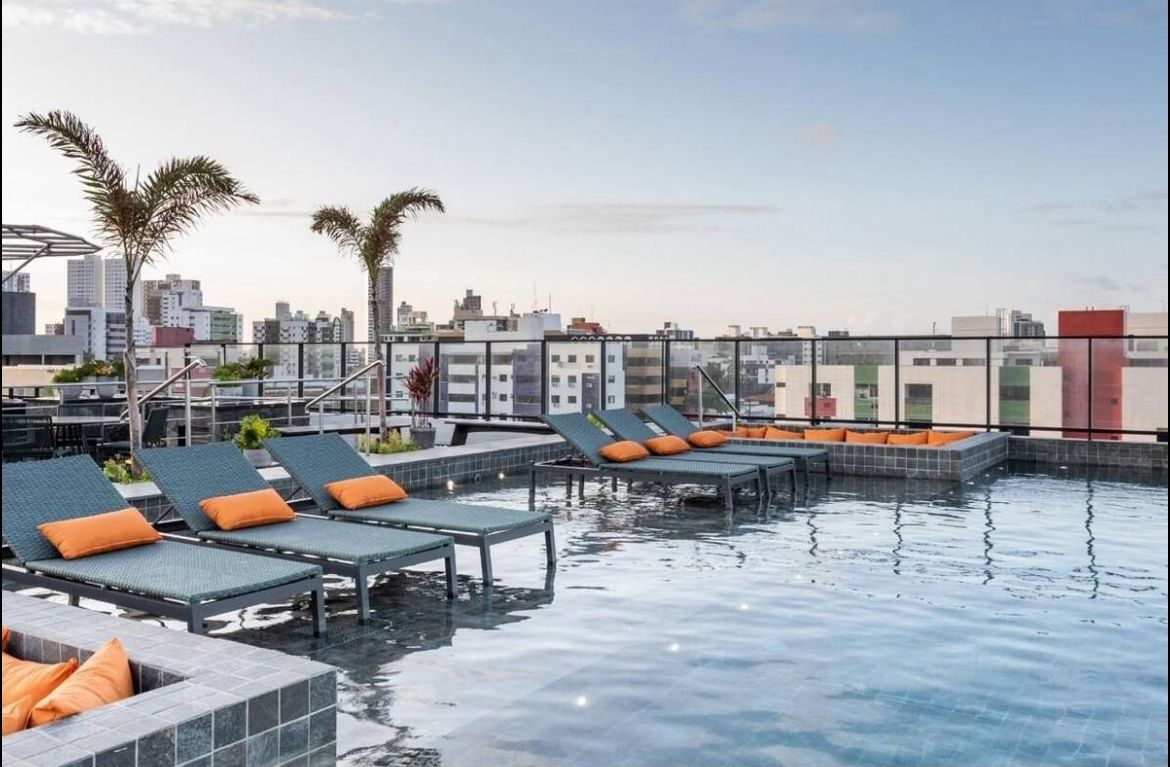 Flat com 01 dormitório à venda, 21m² por R$ 490.000 - Bessa, J...