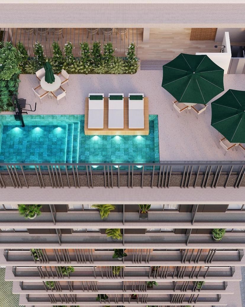 Flat com 01 dormitório à venda, 26m² por R$ 380.000 - Tambaú, ...