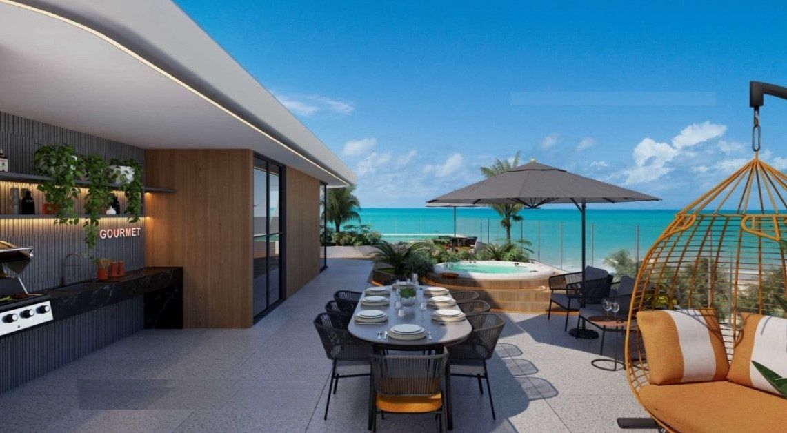 Flat com 01 dormitório à venda,19m² por R$ 420.000 - Bessa, JP/PB