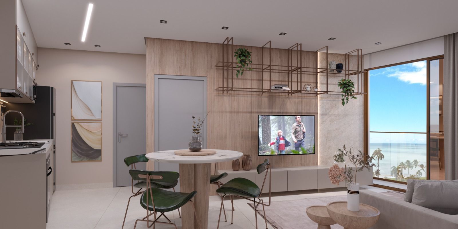 Apartamento com 01 dormitório à venda por R$ 500.449 - Cabo Br...