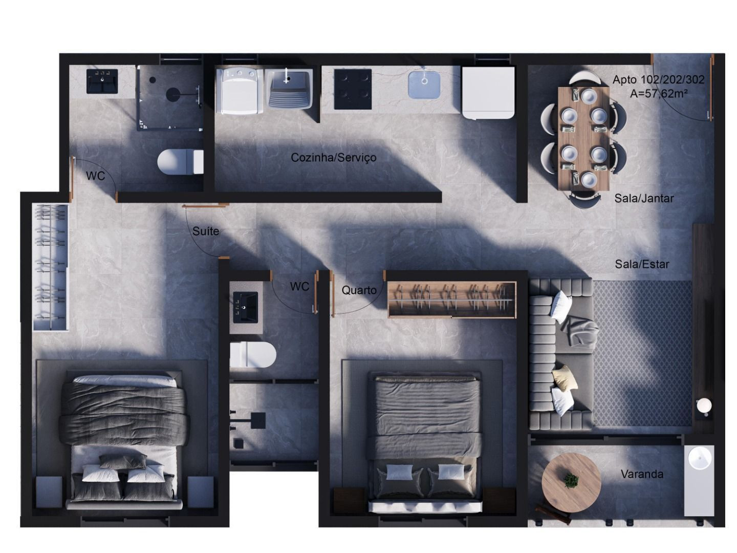 Apartamento com 02 dormitórios à venda por R$ 269.000 - Torre,...