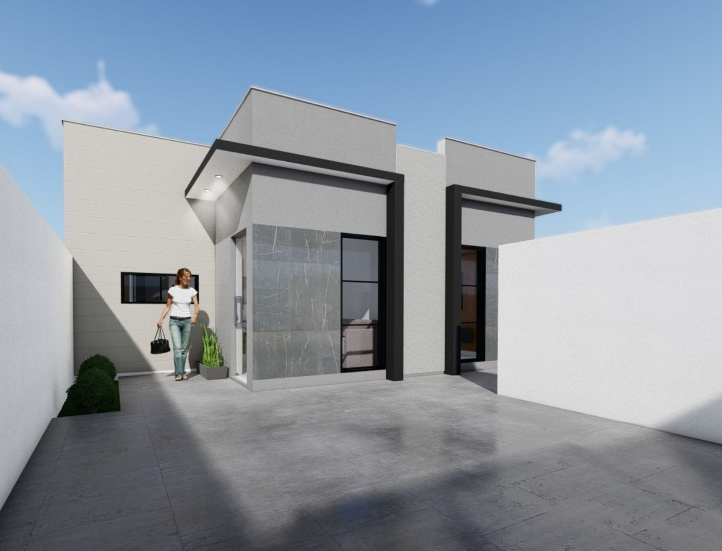 Casa com 03 dormitórios à venda, 68m² por R$ 290.000 - Valenti...