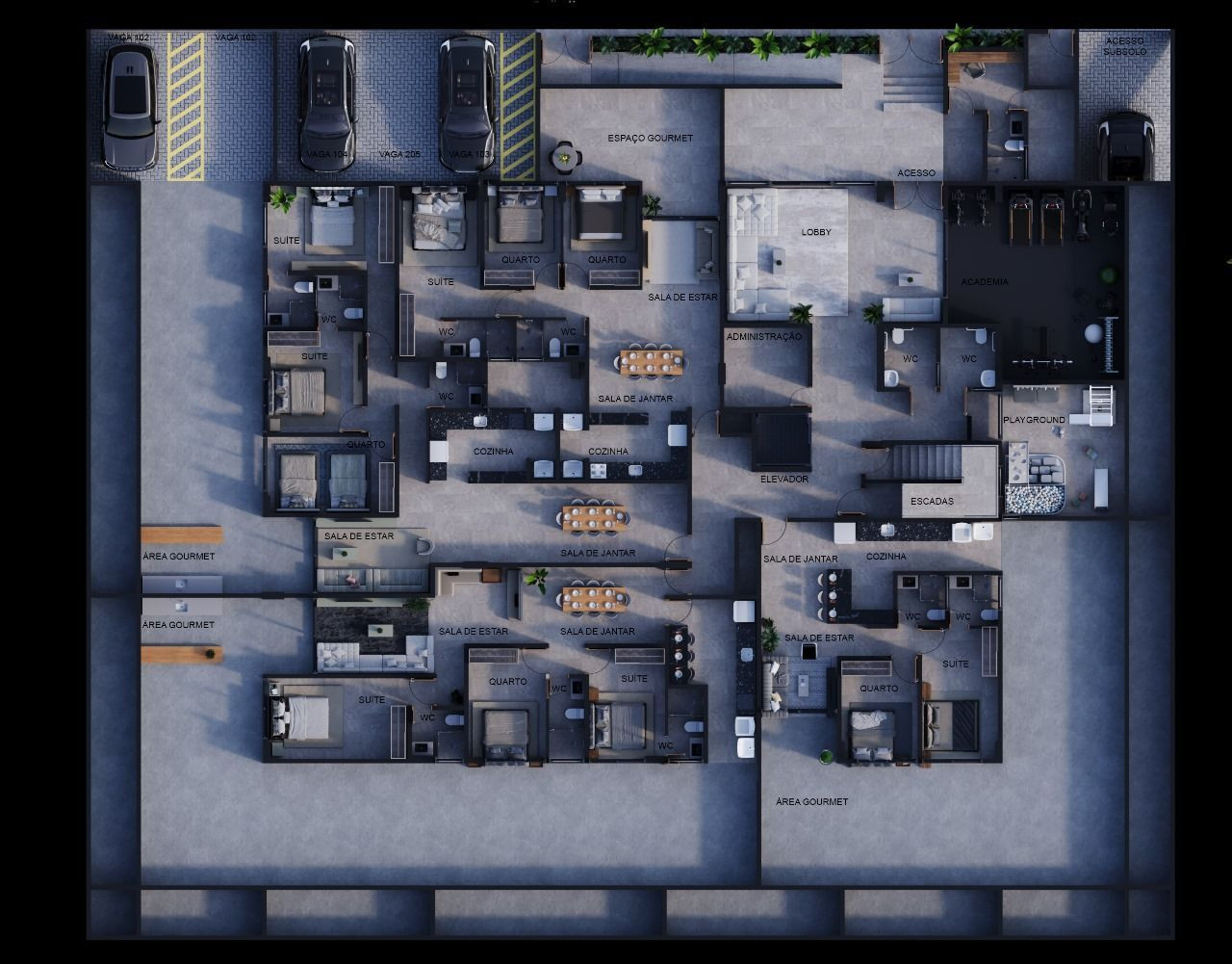 Apartamento com 02/03 dormitórios à venda por R$ 640.000 - Bes...