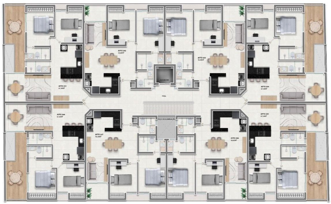 Apartamento com 02 dormitórios à venda por R$ 200.200 - Cristo...