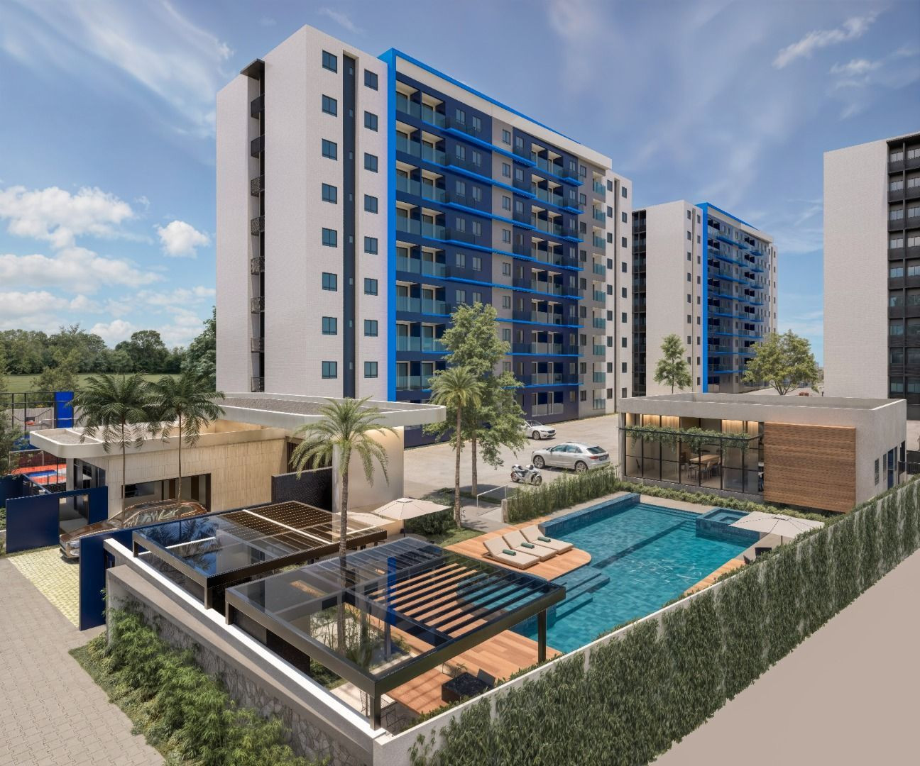 Apartamento com 02/3 dormitórios à venda por R$ 323.859 - Água...