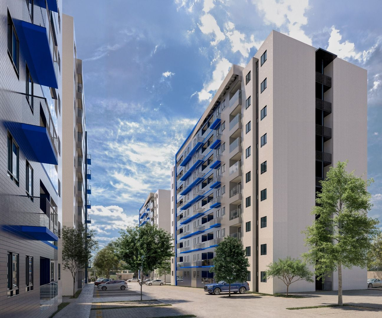 Apartamento com 02/3 dormitórios à venda por R$ 323.859 - Água...