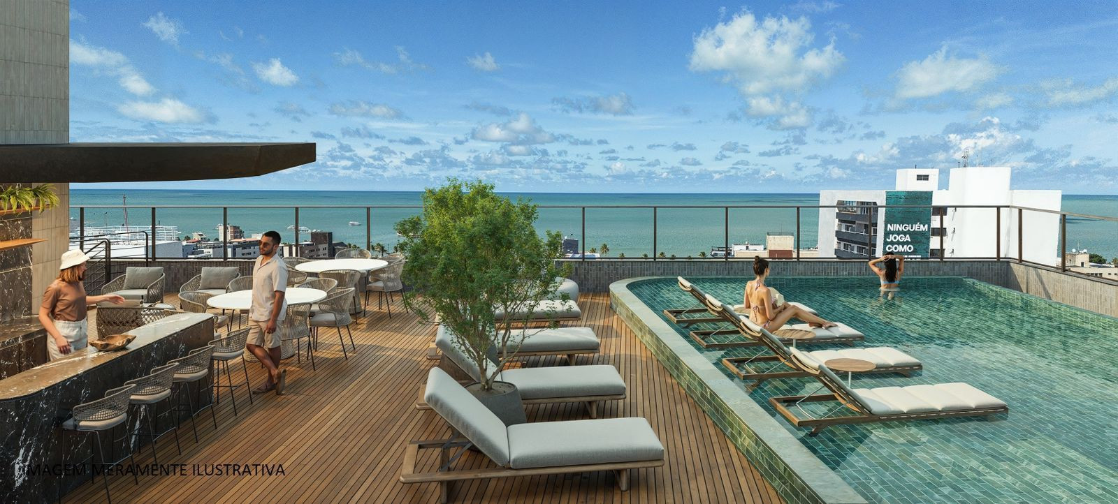 Flat com 01 dormitório à venda, 17m² por R$ 399.000 - Tambaú, ...