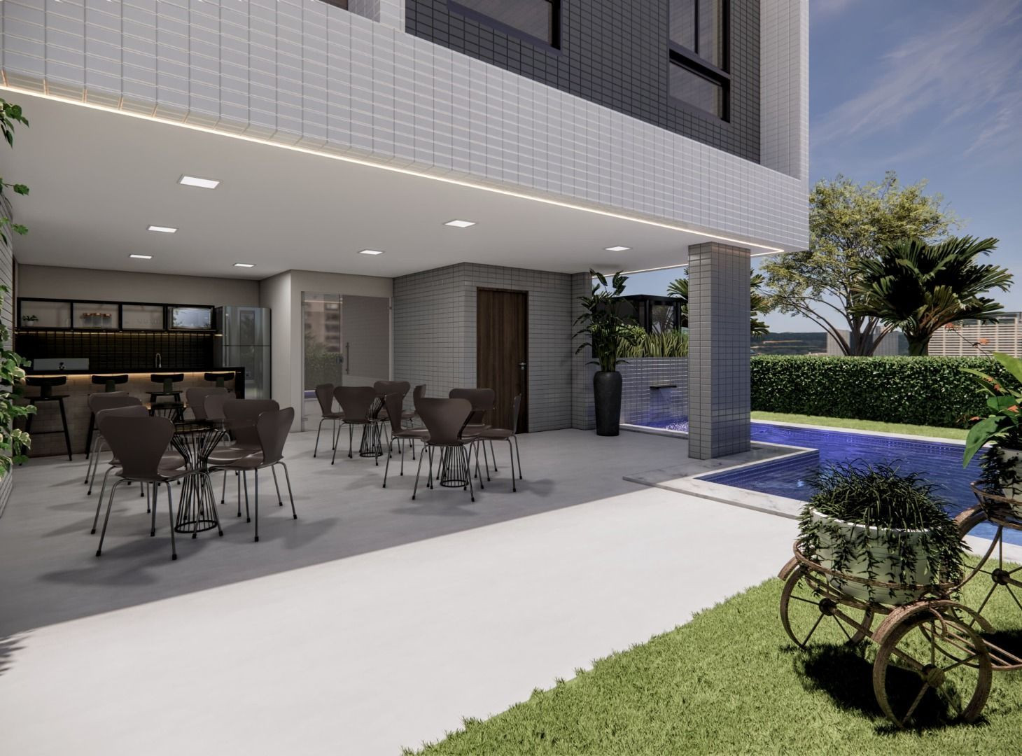 Apartamento com 02/3 dormitórios à venda por R$ 451.878 - Tamb...